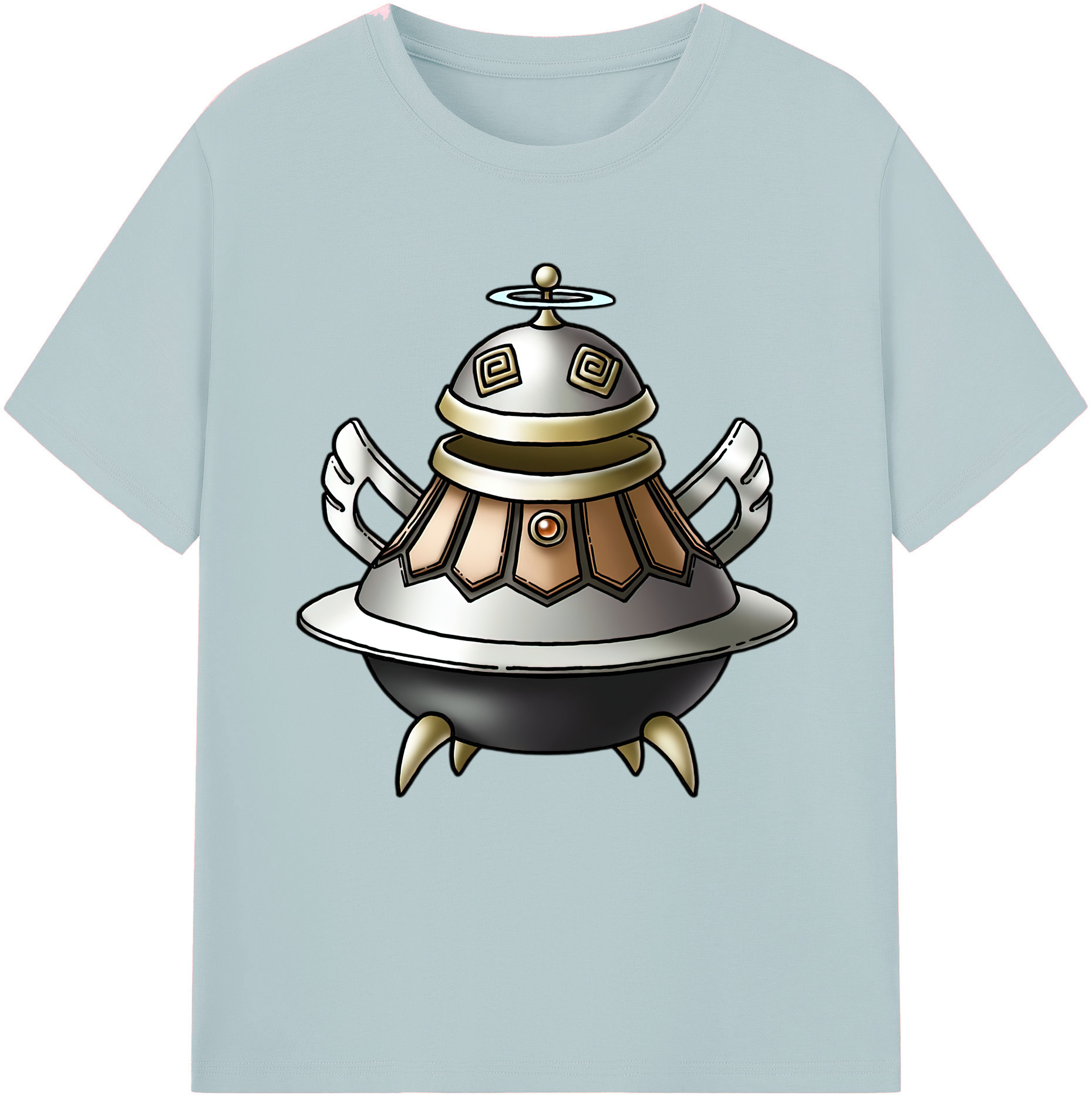 （画像用） ドラゴンクエスト Doragon Kuesuto Dragon Quest 綿100％半袖Tシャツ（フロントプリント）